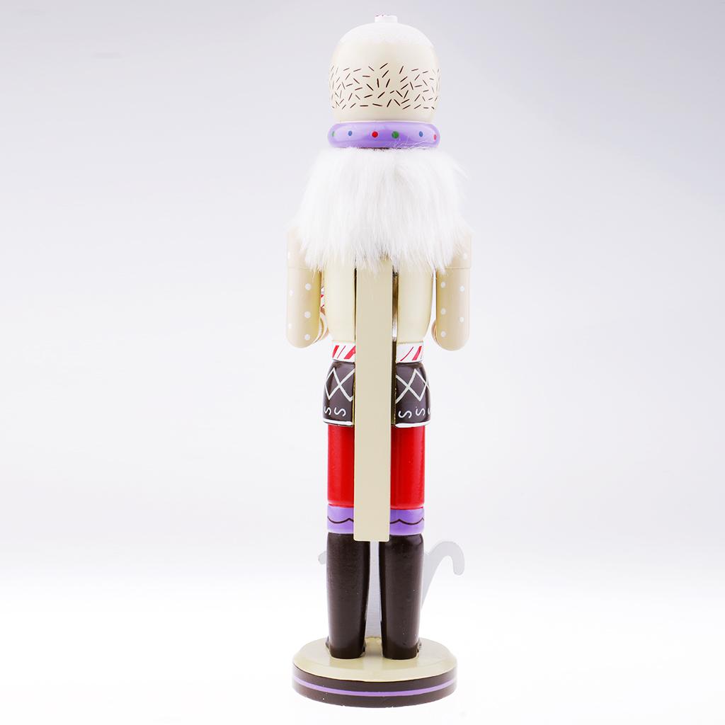 Nutcracker Figurine - クルミの形をした卓上装飾品、アンティーク風のくるみ割り人形、クリスマスオーナメント、お祭りやホームデコレーションに最適な兵隊の置物。