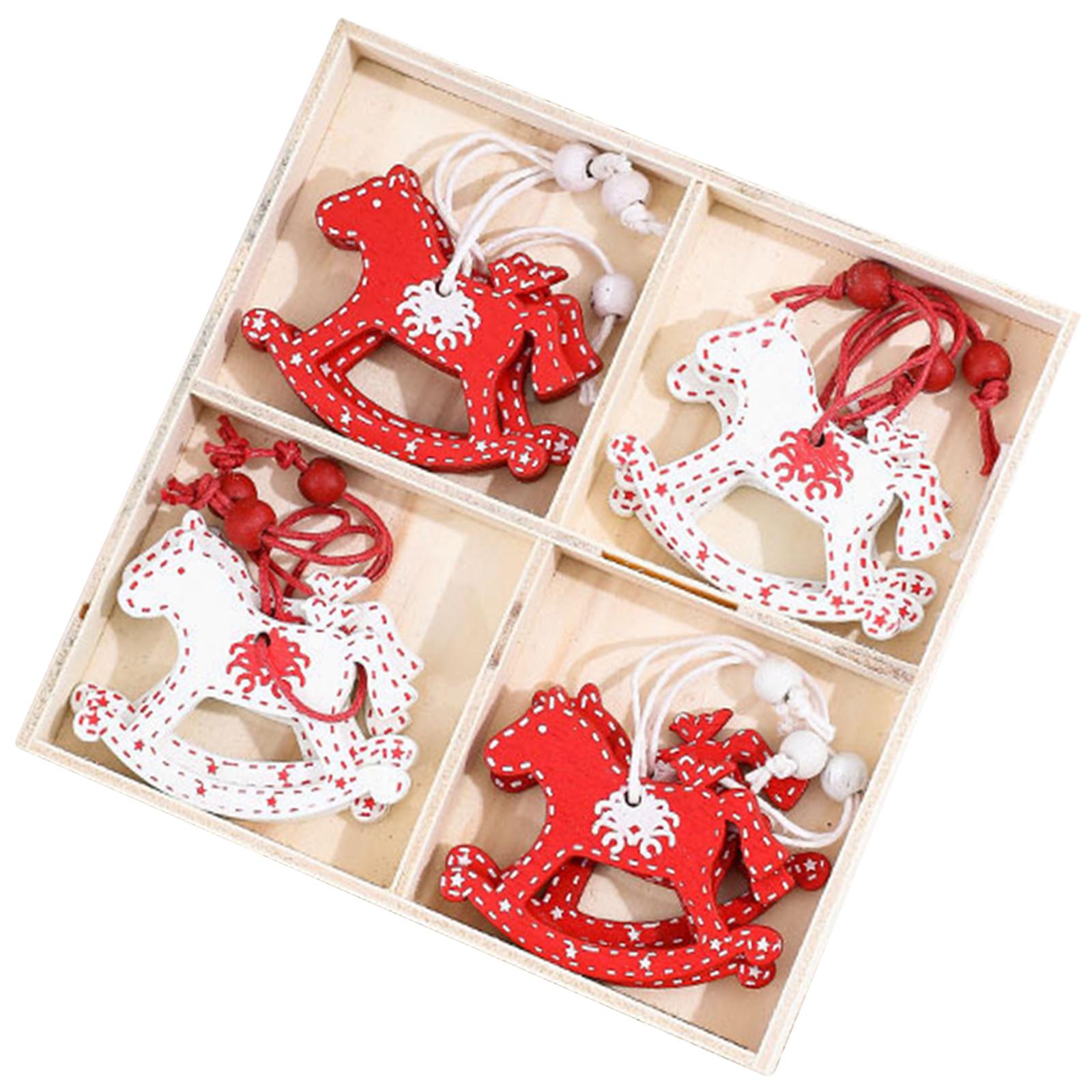 木製のクリスマスオーナメント。手作業で磨き上げ、彫刻を施した - Christmas Stocking Hanging のレビューと価格