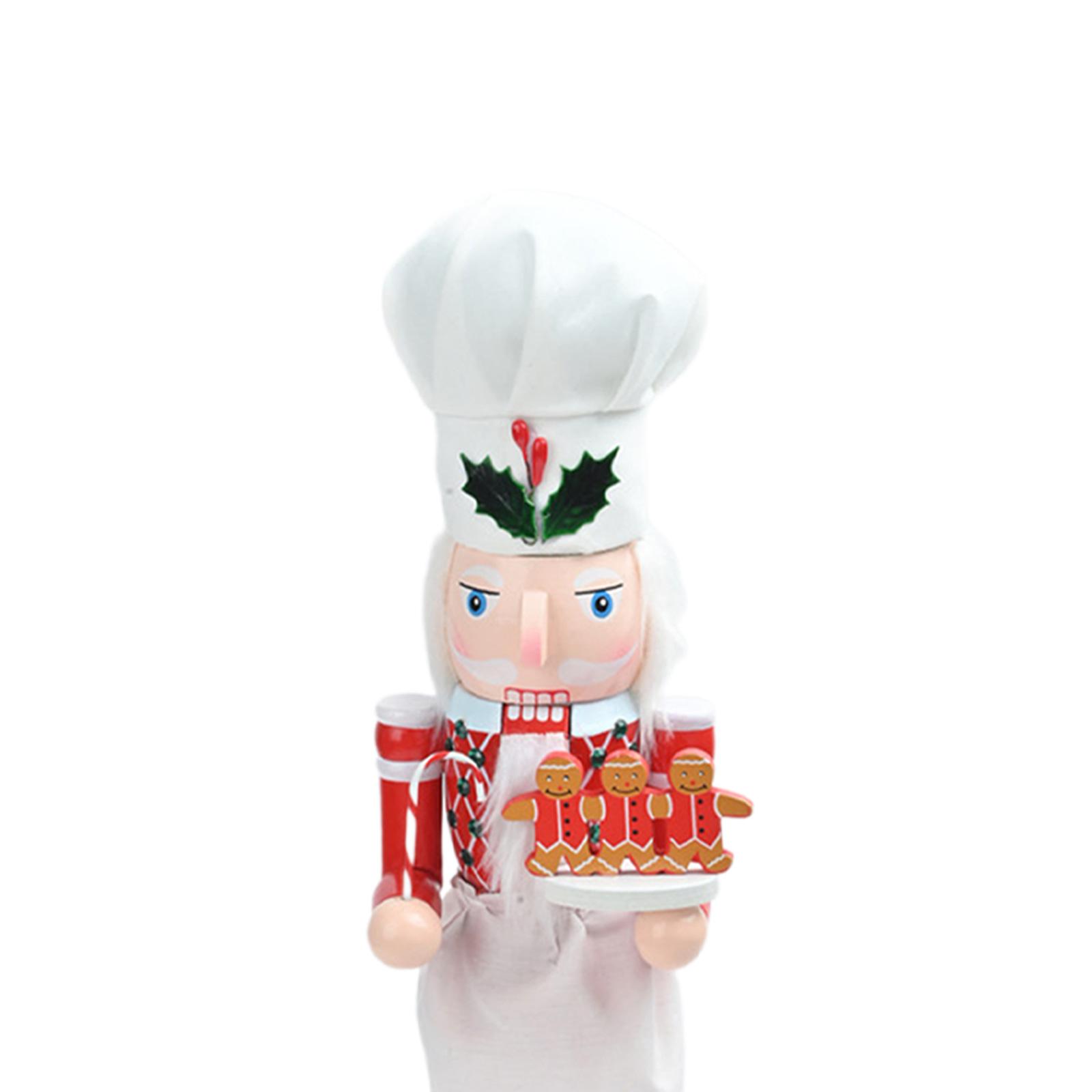 クリスマス・ナッツクラッカーの木製置物、インテリア装飾、ホリ - Nutcracker Figurine のレビューと価格